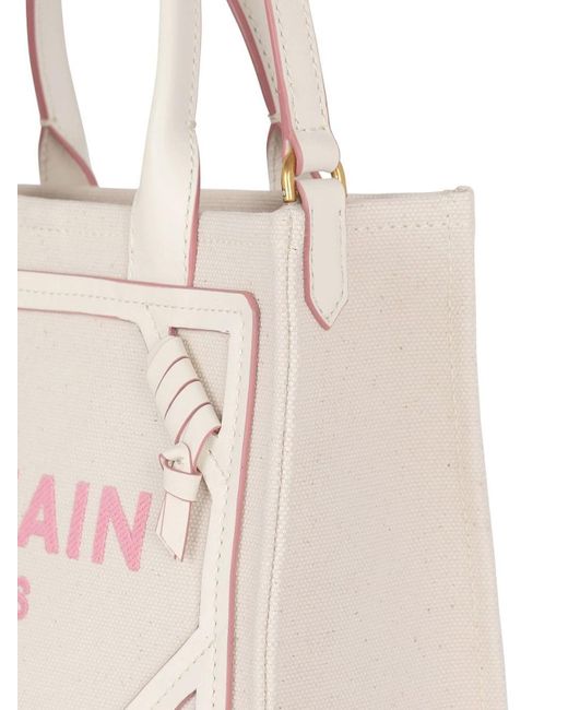 Balmain Pink Small Tote Bag
