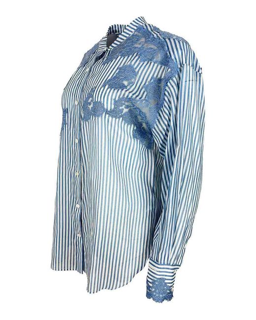 ERMANNO FIRENZE Blue Shirt