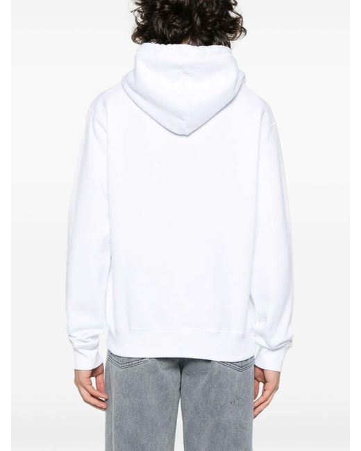 DSquared² White Icon Blur Cool Fit Hoodie for men