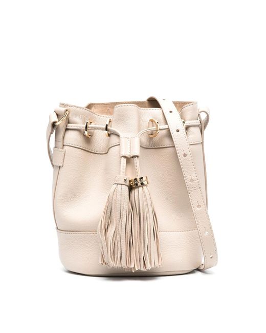 See By Chloé Vicki Bucket Bag in Natural | Lyst