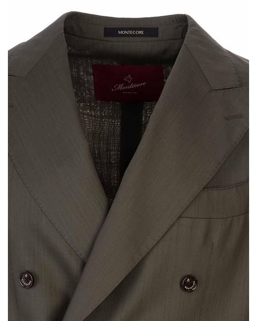 Montecore Green Double-Breasted Jacket for men