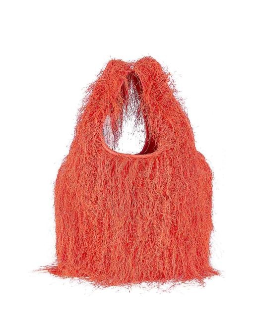 Dries Van Noten Red Clutch
