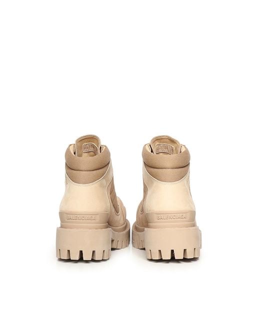 Balenciaga Natural Combat Strike Low Boot for men