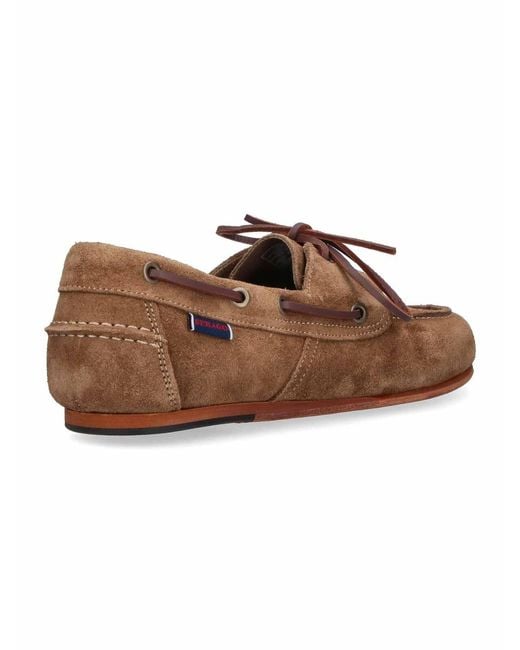 Sebago Brown Owen Moccasins for men