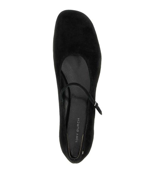 Tory Burch Black Mary Jane Ballet Flats