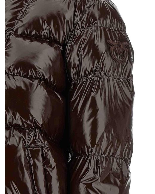 Pinko Brown Eleodoro' Down Jacket