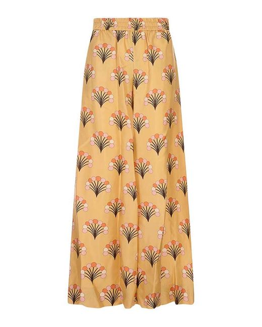LaDoubleJ Metallic Palazzo Pants