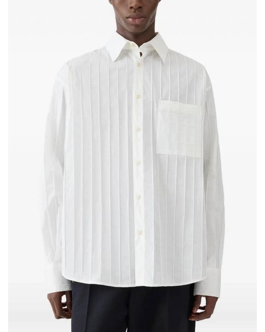 Jacquemus White The Gardian Shirt for men