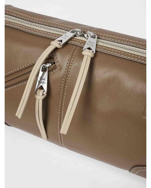 Paul Smith Brown Leather Bowling Bag for men