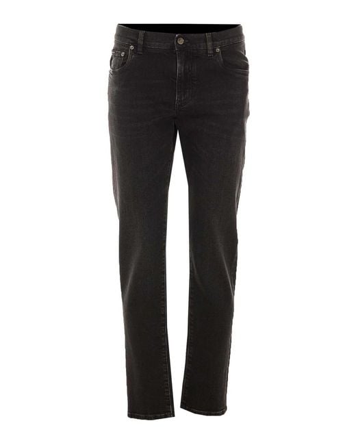 Dolce & Gabbana Black Denim Pants for men