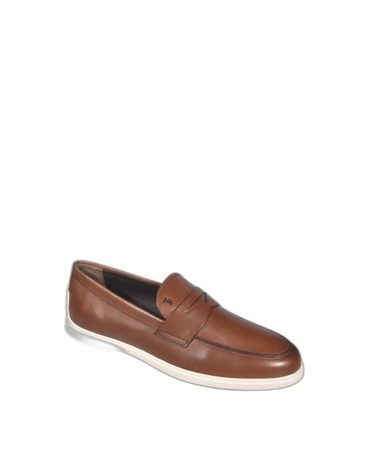 Tod's Brown Tods Flat Shoes for men