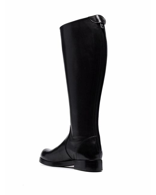 Alberto Fasciani Black Supernat Boots