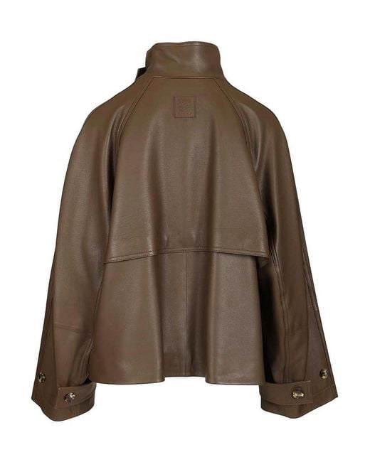 Loewe Brown Short Parka