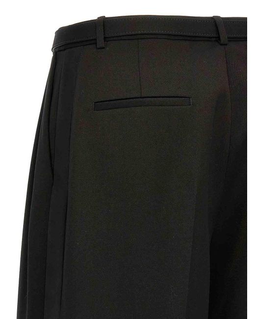 Jil Sander Black Wool Pants