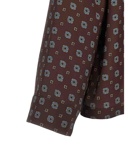 Moschino Brown Patterned Shirt