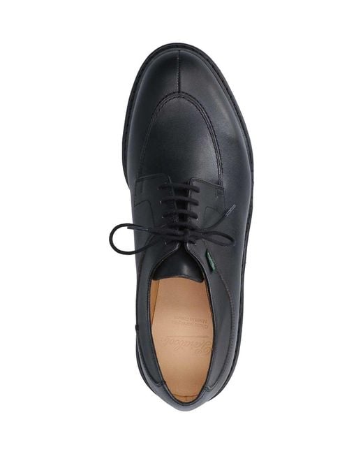 Paraboot Black Derby Shoes for men