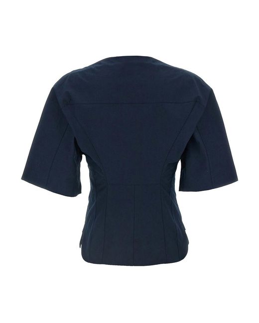 Jacquemus Blue La Chemise Moisson Shirt