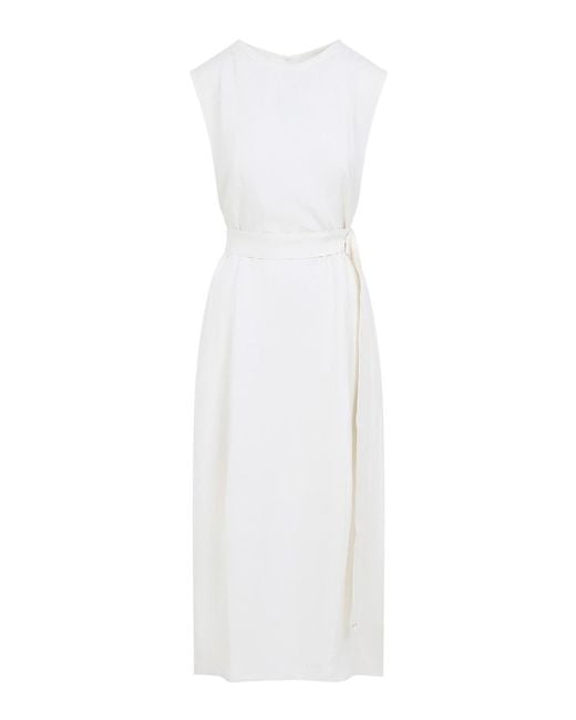Studio Nicholson White Wold Midi Dress