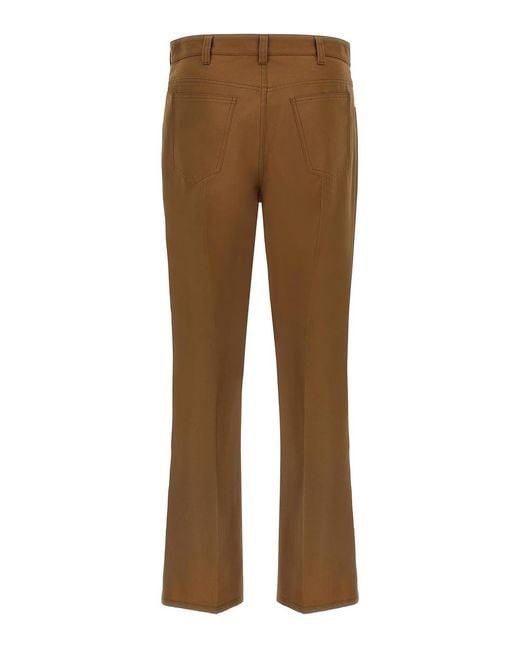 Marni Brown Five-Pocket Pants for men