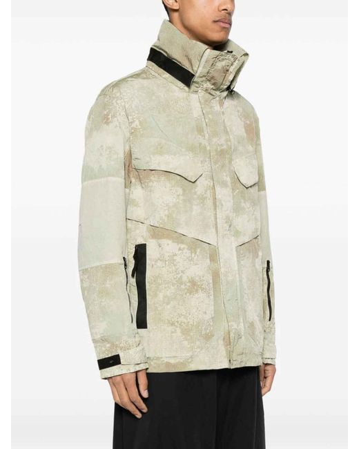 Stone Island Natural Camouflage Pattern Jacket for men
