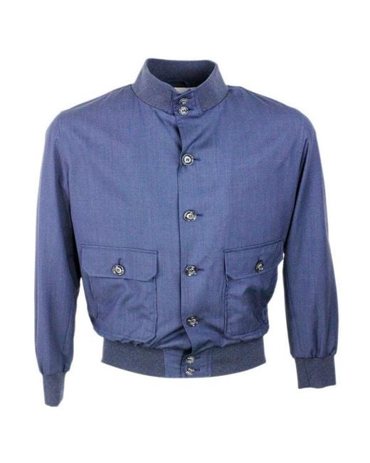Barba Napoli Blue Jacket for men
