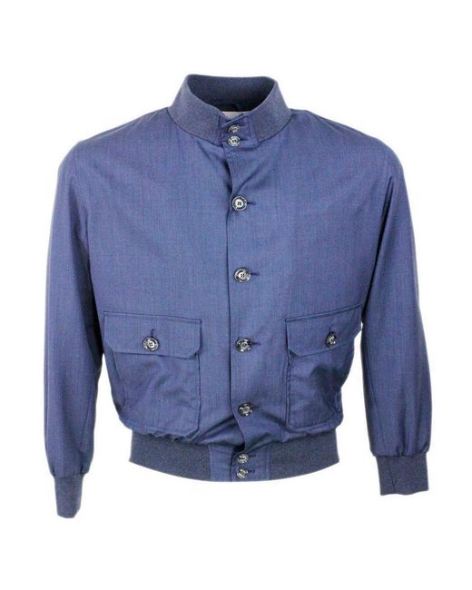 Barba Napoli Blue Jacket for men