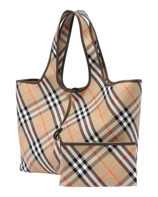 Borsa Tote D'Archivio di Burberry in Natural da Uomo