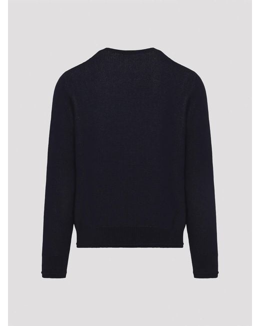 Givenchy Blue Cotton Pullover for men