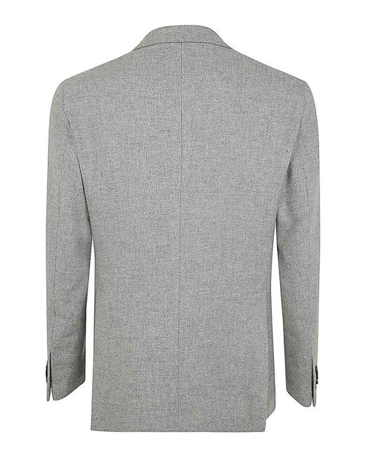 Tagliatore Gray Single Breast Jacket for men