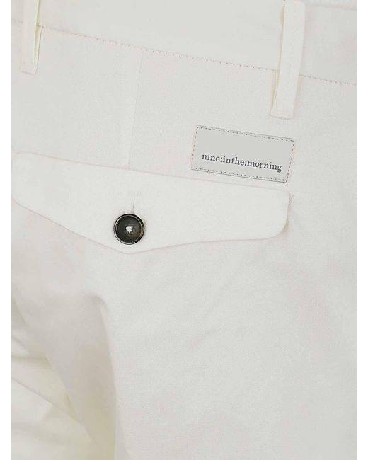 Nine:inthe:morning Gray Easy Chino Slim Trouser for men