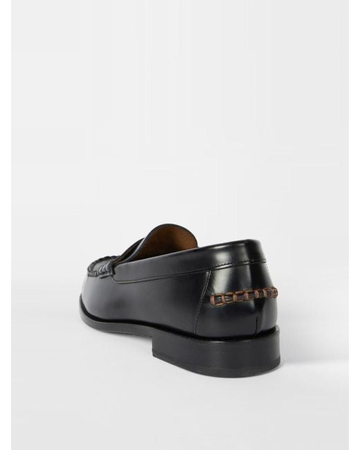 Paul Smith Black Lido Moccasins for men