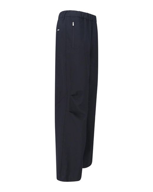 Laminar Blue Wide Trousers