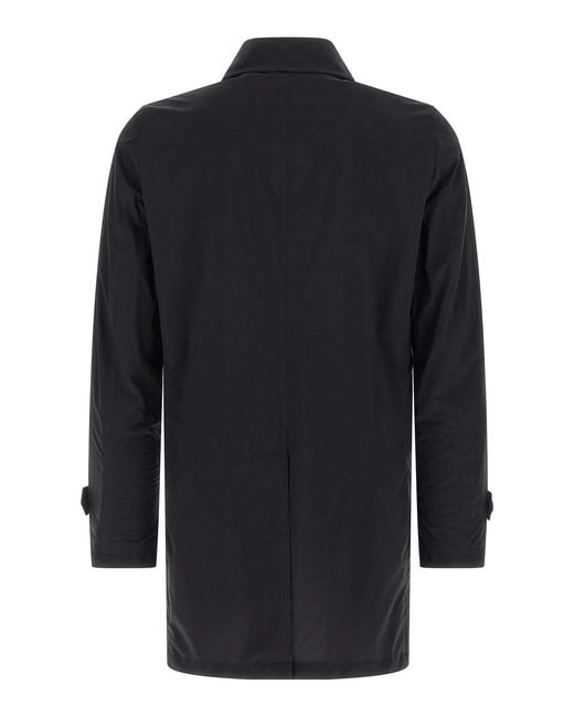 Moorer Blue Vittor-Ac Trench Coat for men