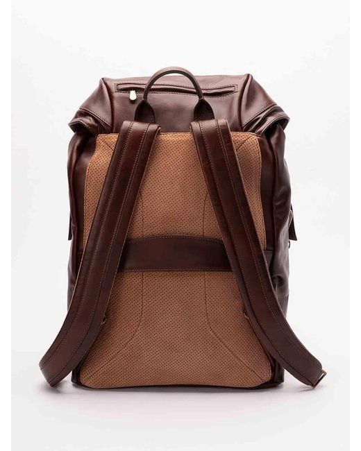 Brunello Cucinelli Brown Backpack for men