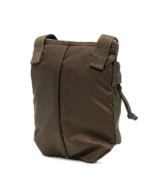 Porter-Yoshida and Co Gray Logo Patch Cross Body Bag for men