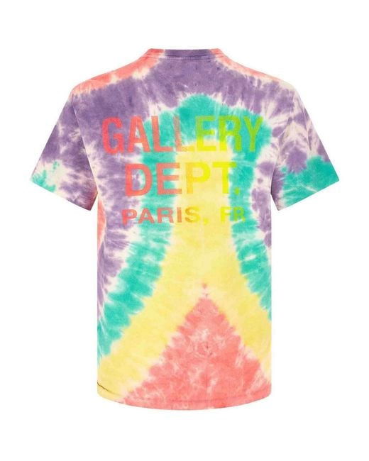 GALLERY DEPT. Gray Peace Tie Dye T-Shirt for men