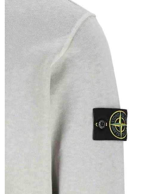 Stone Island Gray Sweatshirt for men
