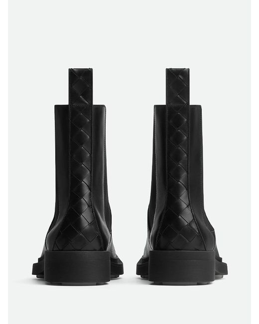 Bottega Veneta Black Ben Chelsea Boots for men