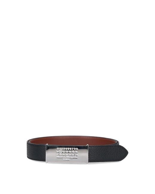 Maison Margiela White Reversible Belt