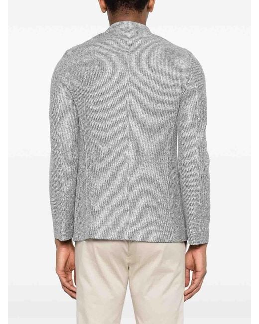 Circolo 1901 Gray Blazer Jacket With Pockets for men