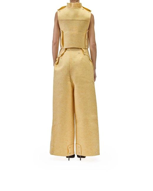 Sunnei Yellow Armatura Cholo Pants