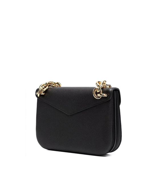 Bottega Veneta Black Hammered Leather Bag