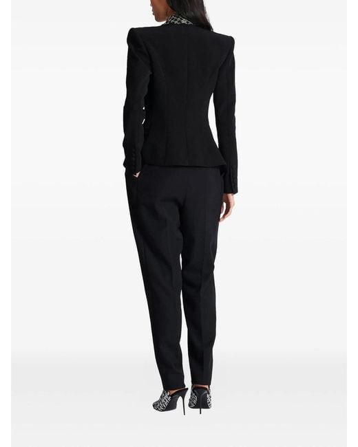Balmain Black Leather