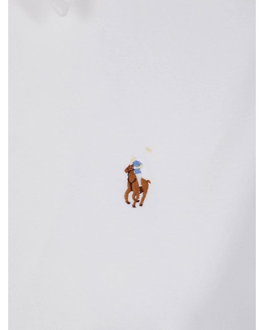 Polo Ralph Lauren White N Cory Long Sleeve Day Dress