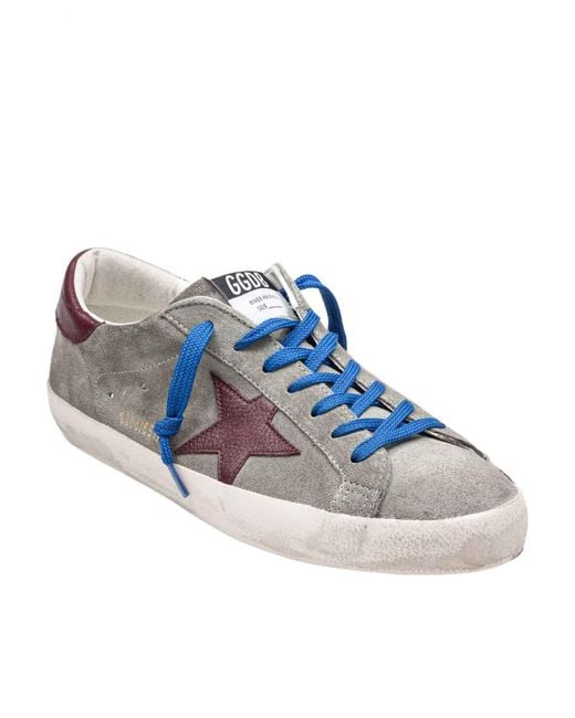 Golden Goose Deluxe Brand Gray Super Star Sneakers for men