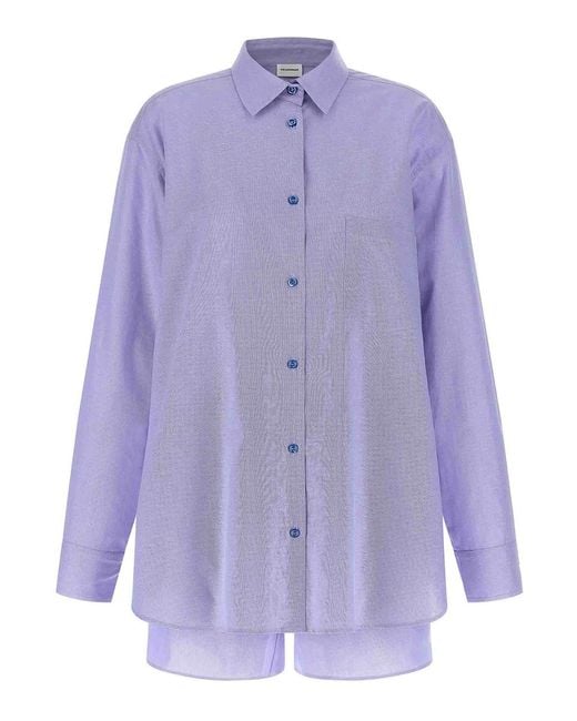 ANDAMANE Purple Georgiana Set Outfit
