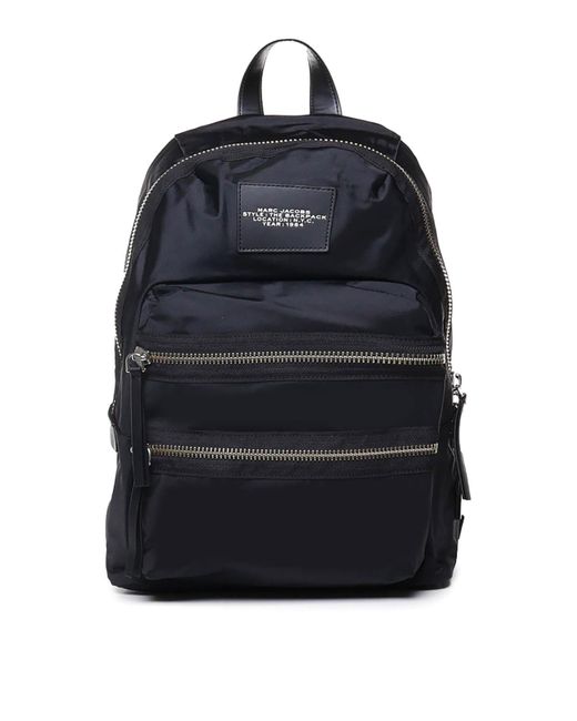 Marc Jacobs Black The Large Backpack Backpack With Zip
