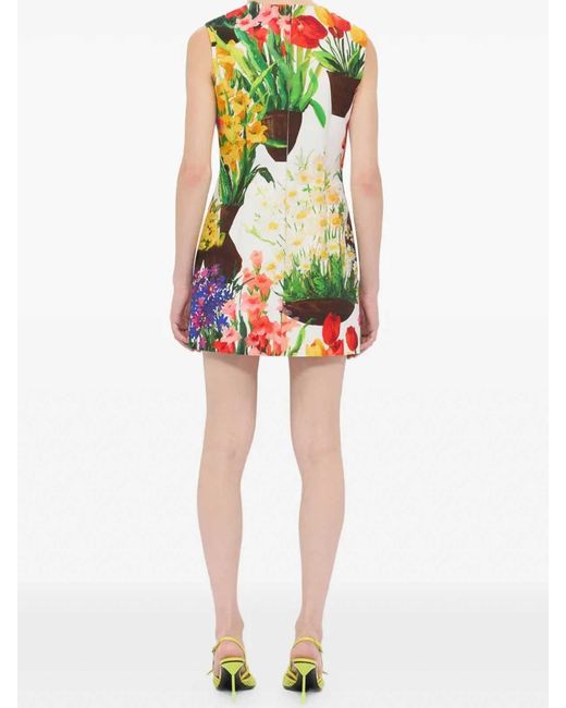 MSGM Green Dress