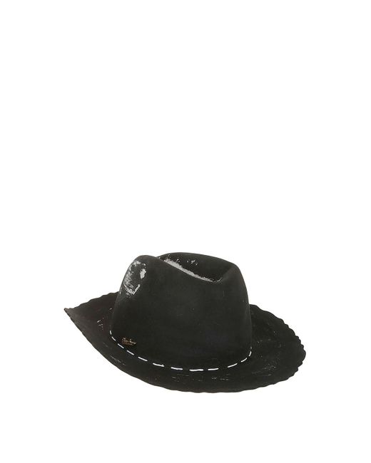 Borsalino Vintage Hat in Black for Men