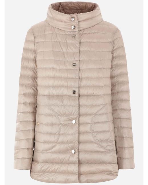 Herno Brown Reversible Puffer Jacket